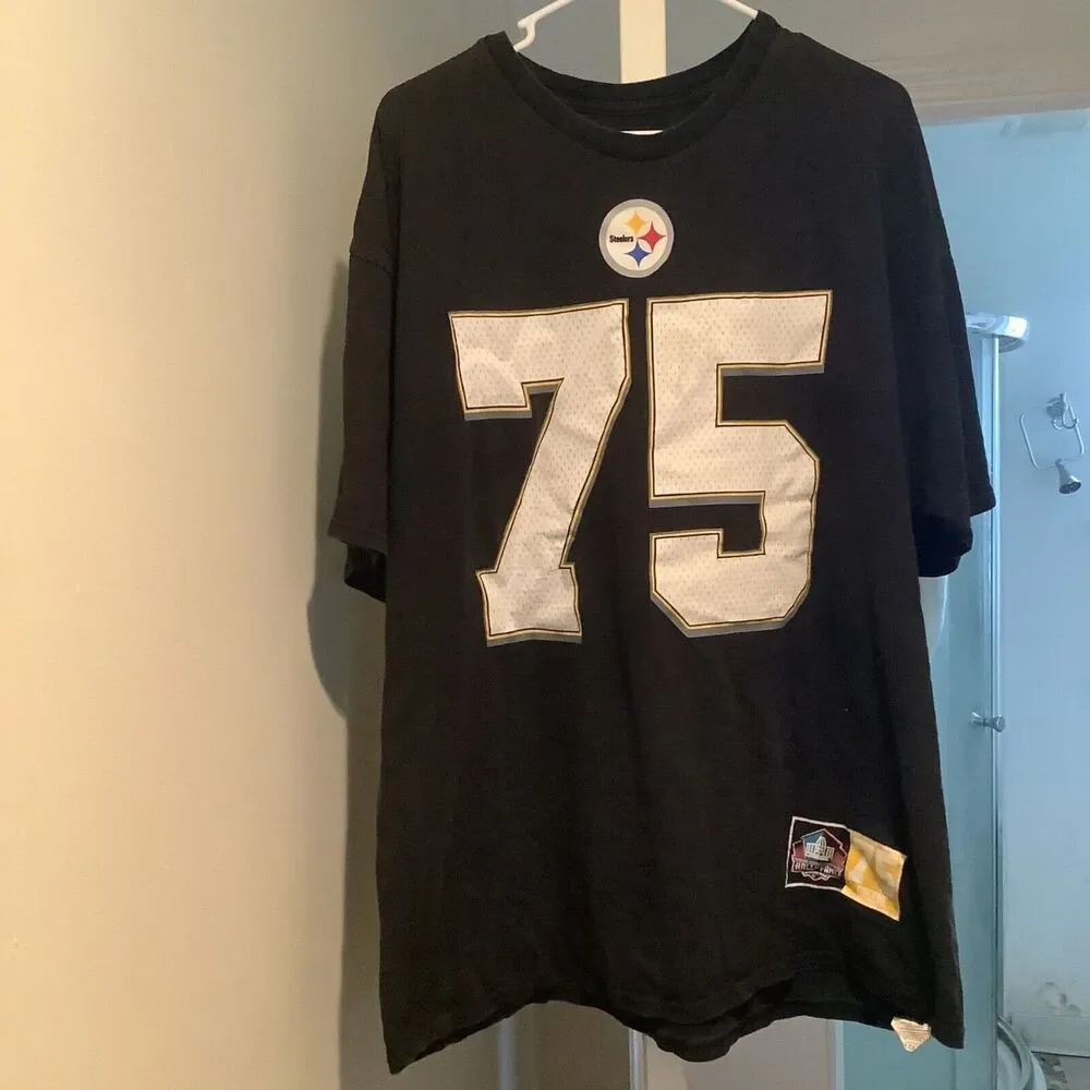 Kevin Greene Pittsburgh Steelers HOF Majestic Name & Number T-Shirt ADULT size x